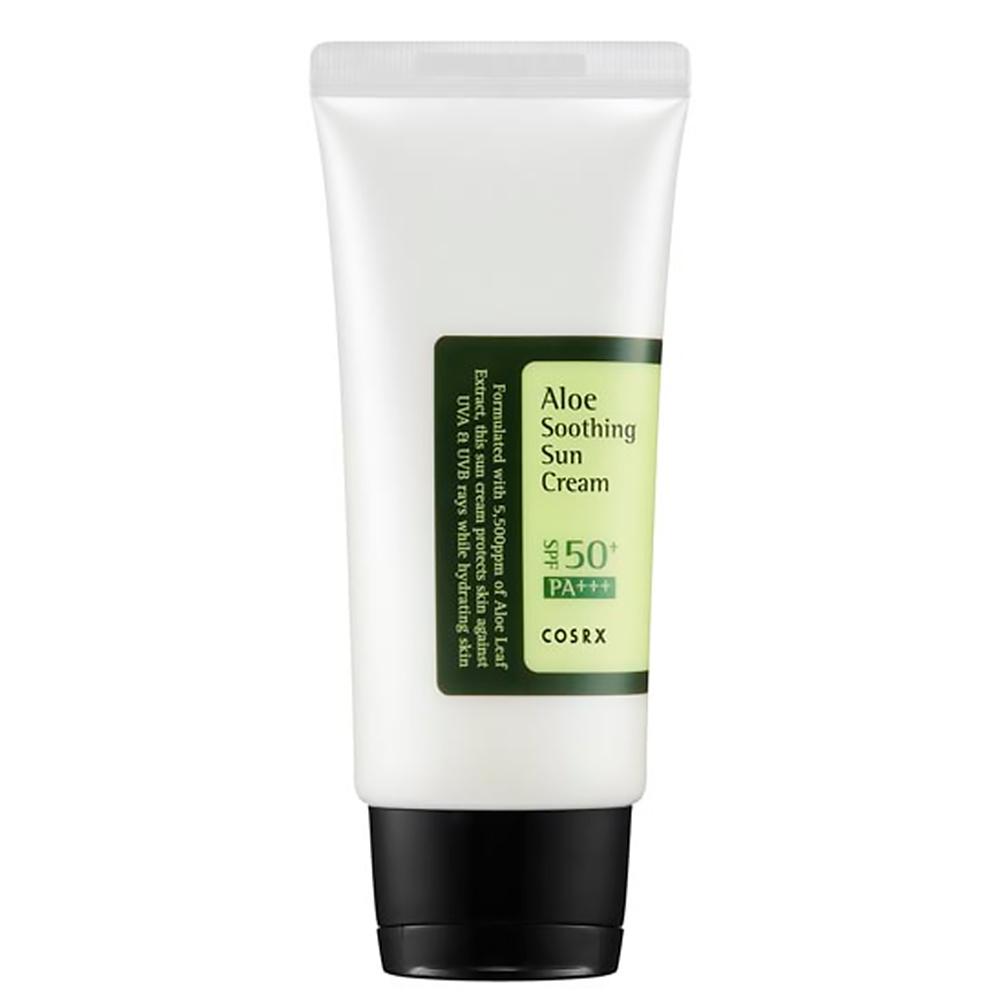 цена Cosrx / Sunscreen, Aloe soothing, SPF 50+, 1.69 fl. oz. (50 ml)