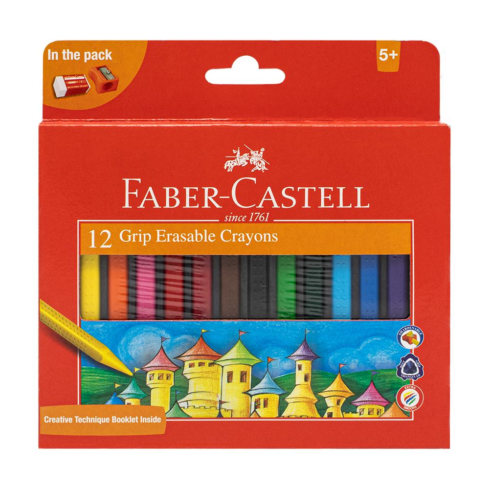 Faber-Castell / Crayons, Multicolour, 12 pcs korean kawaii stationery barrels 12 color pencils coloring crayons for kids drawing art supplies children s colored pencil set
