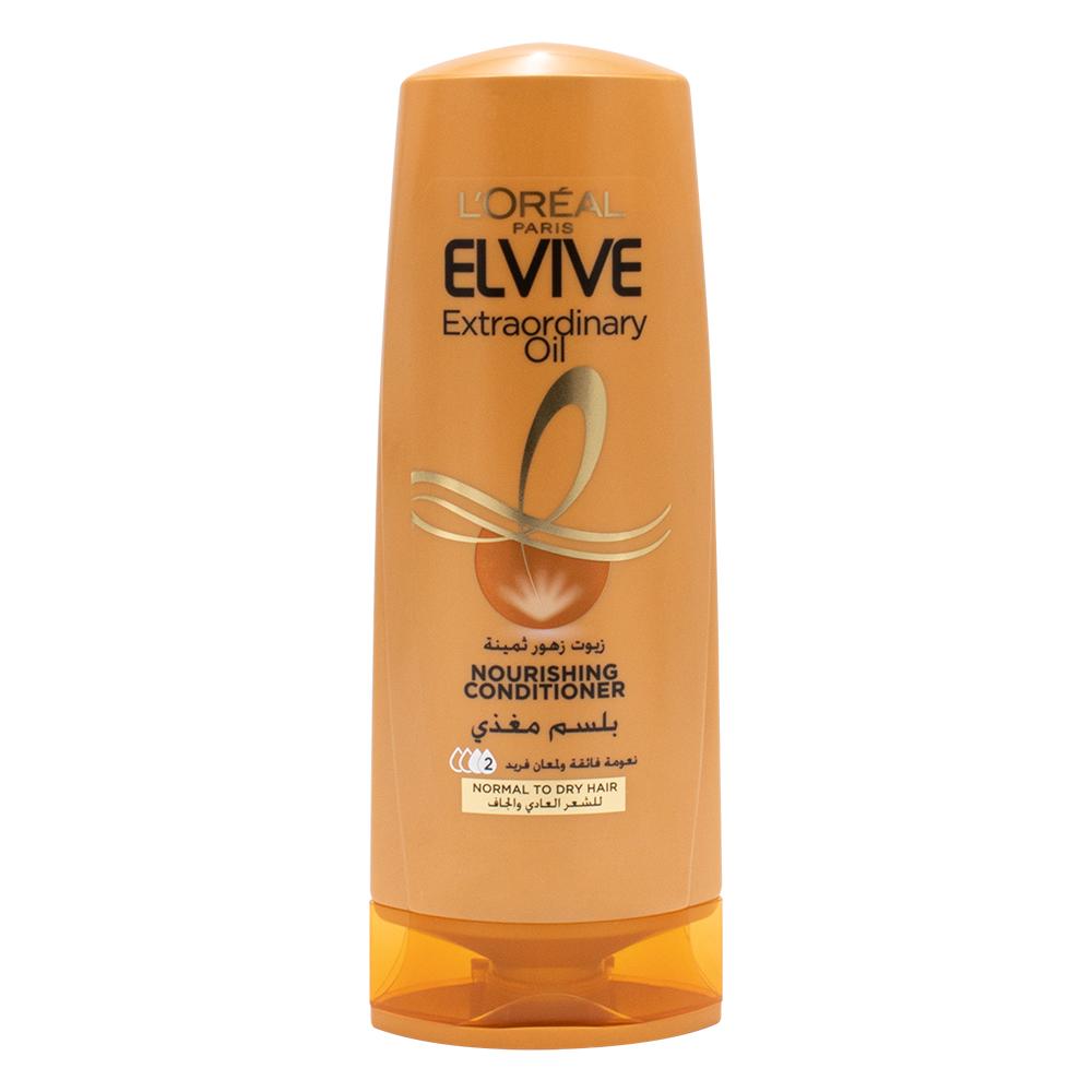 L'Oréal Paris / Conditioner, Elvive, For normal and dry hair, 400ml 70ml essential oil repair damaged dry improve bifurcation smooth hair conditioner hair styling care fast soft silky hair tonic