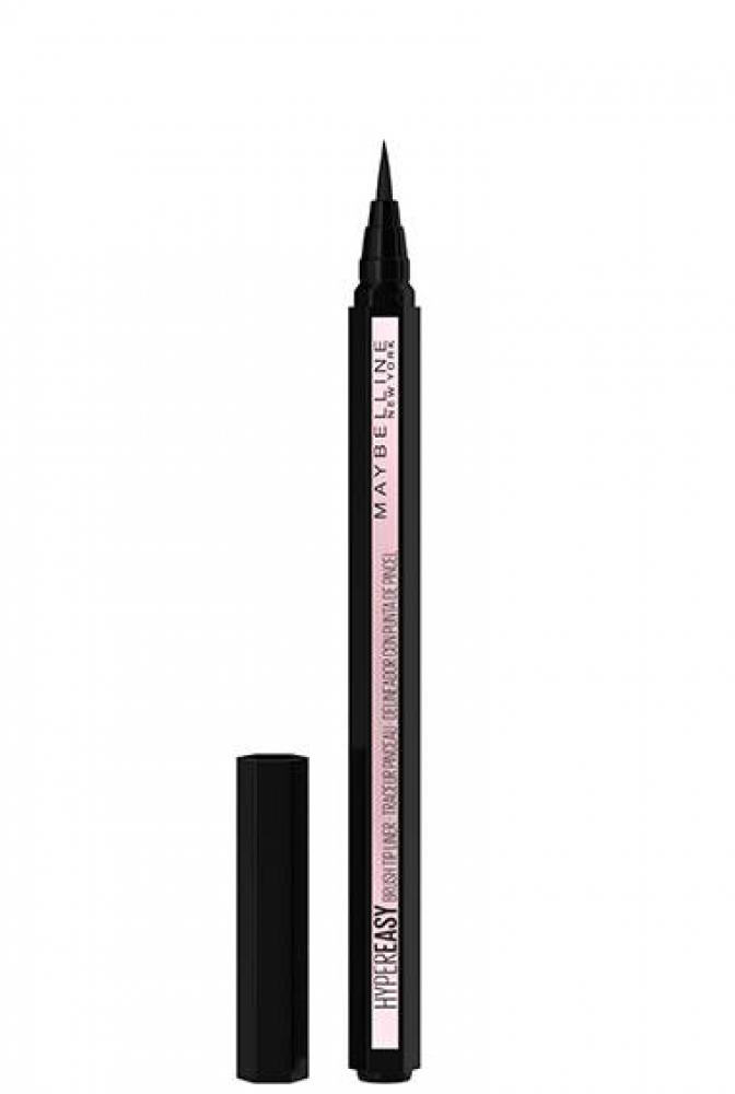 Maybelline New York / Eyeliner, Hyper Easy, 800 pitch black maybelline new york liquid eyeliner hyper precise all day long lasting intense colour no smudge and no fading black 1 ml