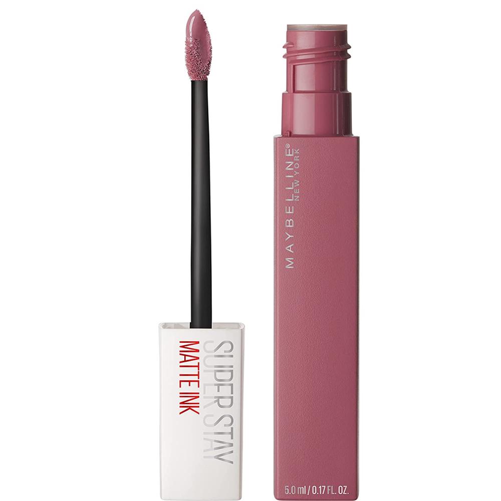 forever52 matte long lasting lipstick pink 3 8 g mls024 Maybelline New York / Lipstick, Superstay Matte Ink, Lover, 5 ml