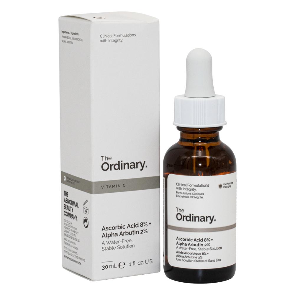 The Ordinary / Serum, Ascorbic acid 8% + Alpha arbutin 2%, 30 ml the fair vitamin c brightening face serum 30ml