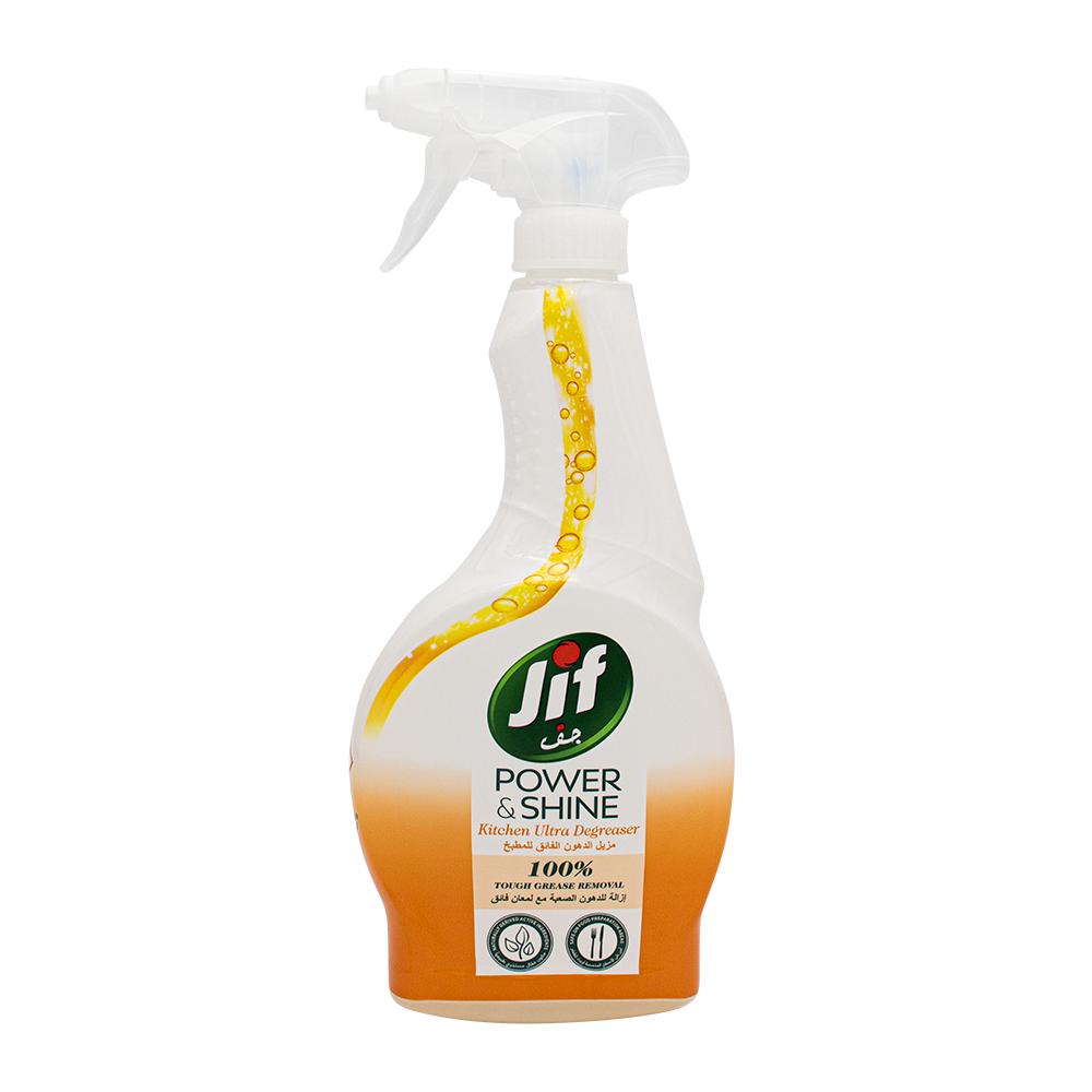 Jif / Kitchen spray cleaner, Orange and lemon, 500 ml ecolyte premium glass cleaner and surface cleaner 21 9 fl oz 650 ml