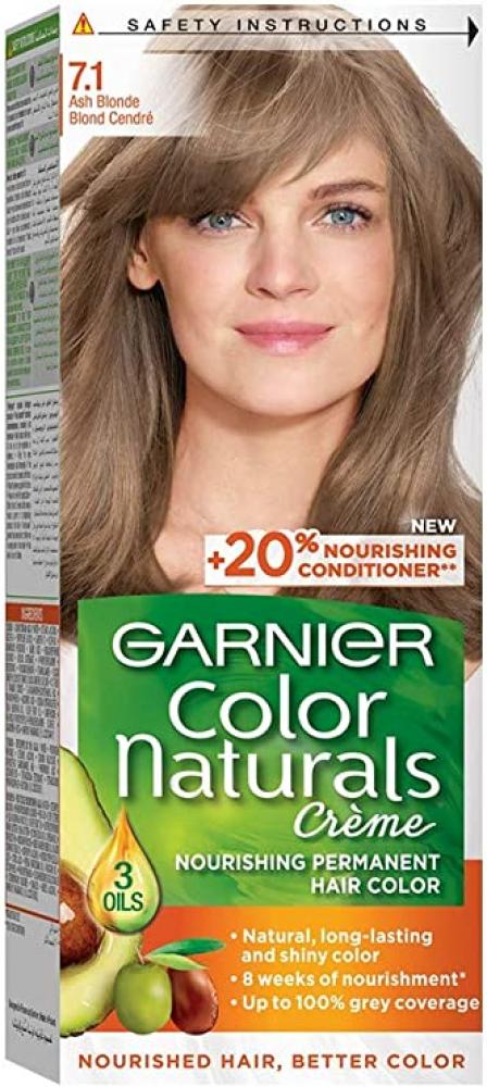 Garnier / Permanent hair color, 7.1 ash blonde, 112 ml