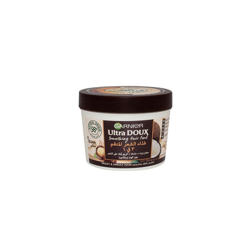 Garnier / Hair mask, Ultra Doux, Coconut and Macadamia, For frizzy & unruly hair, 390 ml цена и фото