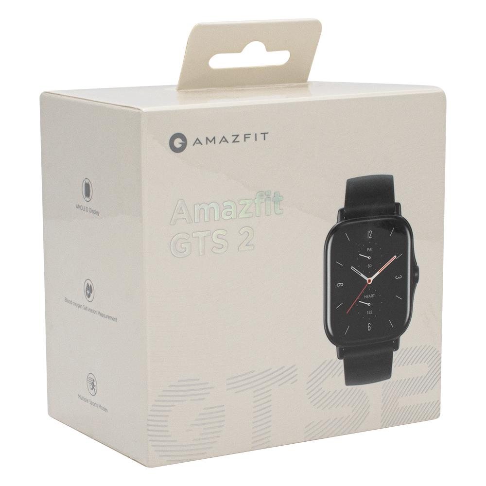 Amazfit / Smartwatch, GTS 2, midnight black qcy watch gs smart sports watch with 2 02 large display bluetooth call health monitoring 10 days battery life and message call notification black