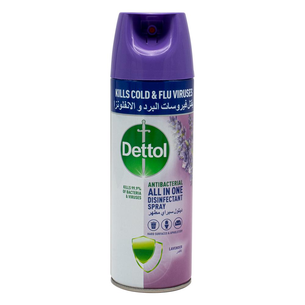 Dettol / Disinfectant spray, Antibacterial, Lavender, 450 ml disinfectant liquid 5 ltr can
