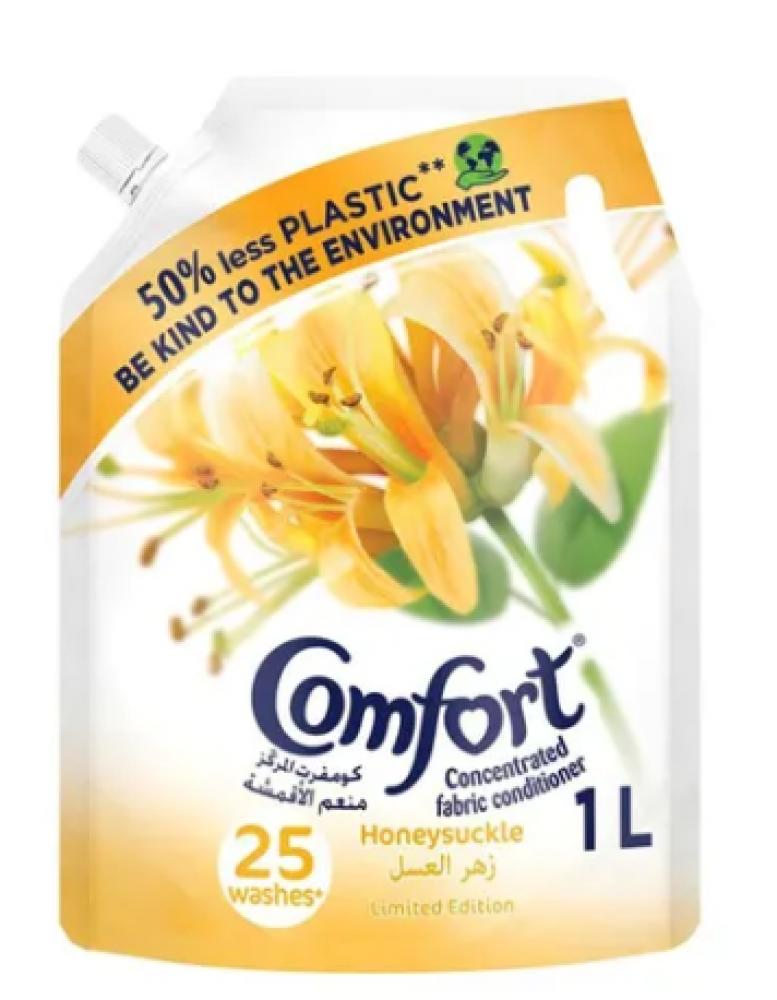 Comfort / Fabric softener, Honeysuckle, 1L comfort fabric softener ultimate care concentrated iris