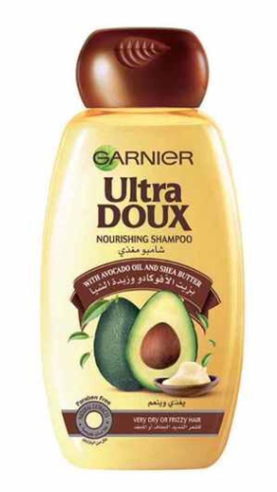 Garnier / Shampoo, Ultra Doux, Avocado oil and shea butter, 400 ml cantu shea butter cleansing shampoo hydrating conditioner 400ml set