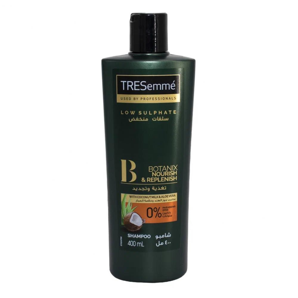 TRESemme / Shampoo, Botanix natural detox & reset, 400 ml, Coconut milk & aloe vera mokeru shampoo natural ginger essence black hair dye