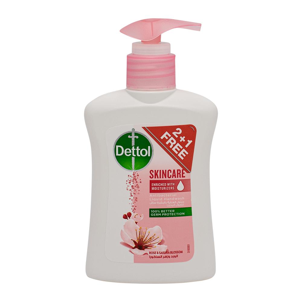 Dettol / Hand soap, Skincare anti-bacterial liquid hand wash, 200 ml цена и фото