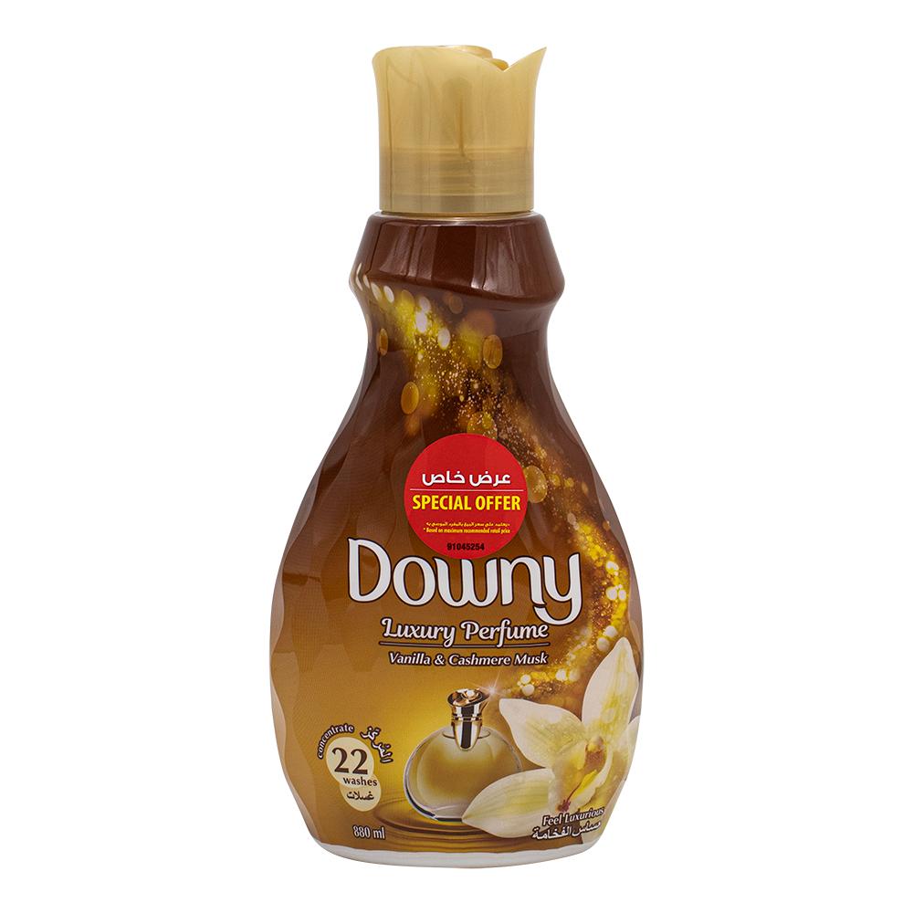 Downy / Concentrate fabric softener, Vanilla & cashmere musk scent, 880 ml downy fabric softener luxury perfume collection concentrate vanilla and cashmere musk feel luxurious 46 66 fl oz 1 38 litre