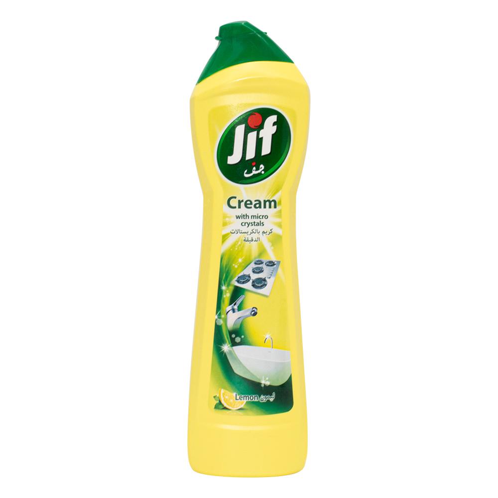 Jif / Cream cleaner, Lemon, 500 ml jif toilet cleaner zero limescale lime power antibacterial 16 9 fl oz 500 ml