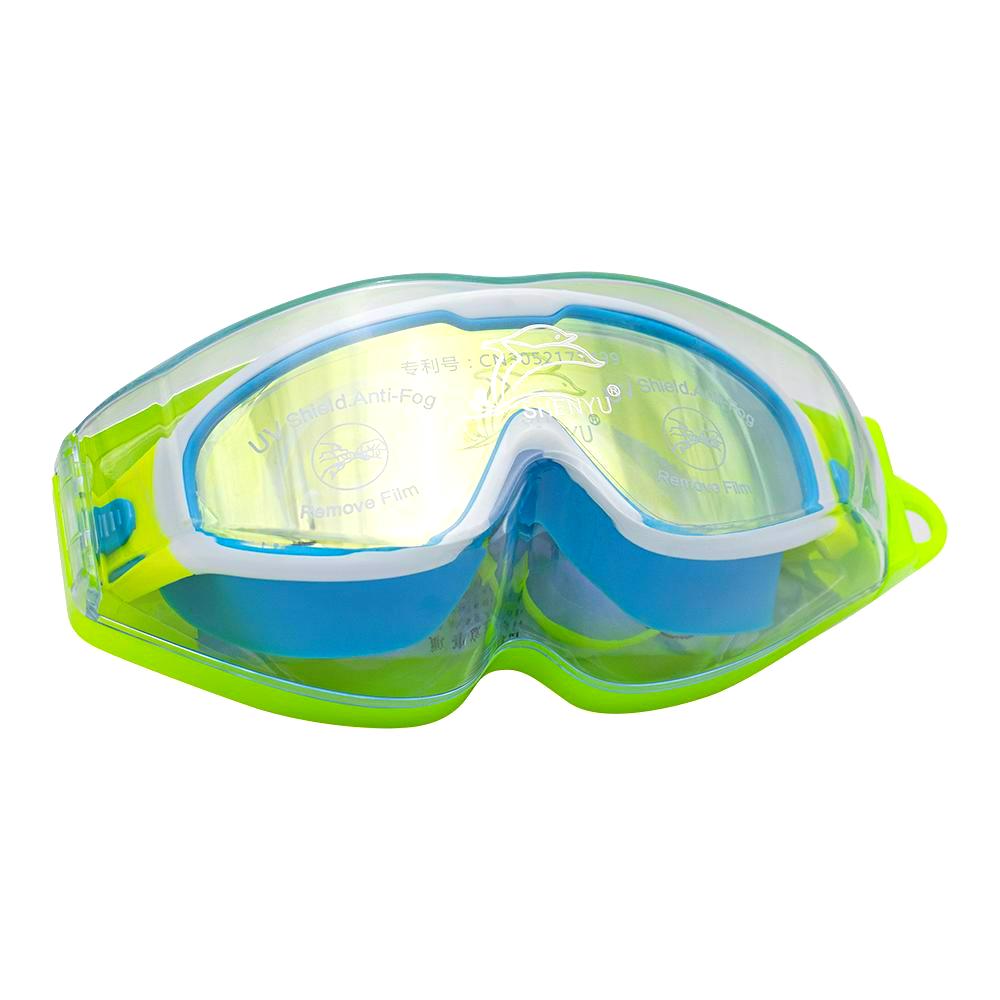 Yuangaoshow / Swim goggles, Kids set for boys and girls, (3-14), UV protection, Silicone цена и фото