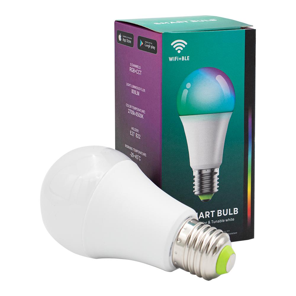 Sky-Touch / Lightbulbs, Smart LED bulb E27 remote control color, x2 цена и фото