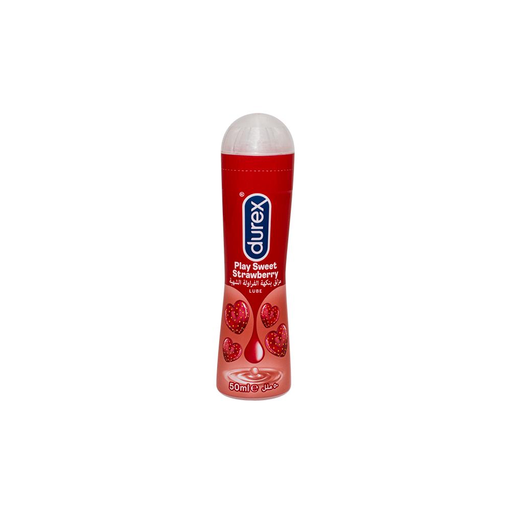 Durex / Lubricant, Play sweet, Strawberry, 50 ml female water soluble lubricant stimulating body massage lubricant vagina and anus moisturizing gel enhancer adult products