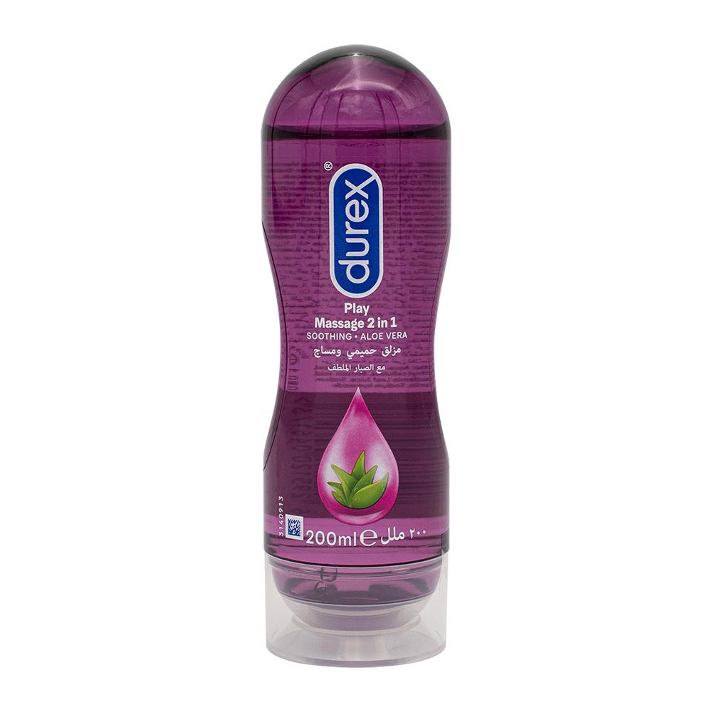 Durex / Lubricant, Play Massage, 2-in-1, Aloe vera 100ml water based gel anal lubricant anti pain grease intimate silk touch lubricant oils gel for massage vaginal sexual products
