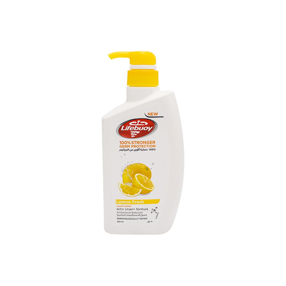 Lifebuoy / Shower gel, Anti-bacterial body wash, Lemon, Fresh, 500 ml johnson s body wash anti bacterial almond blossom 8 3 fl oz 250 ml