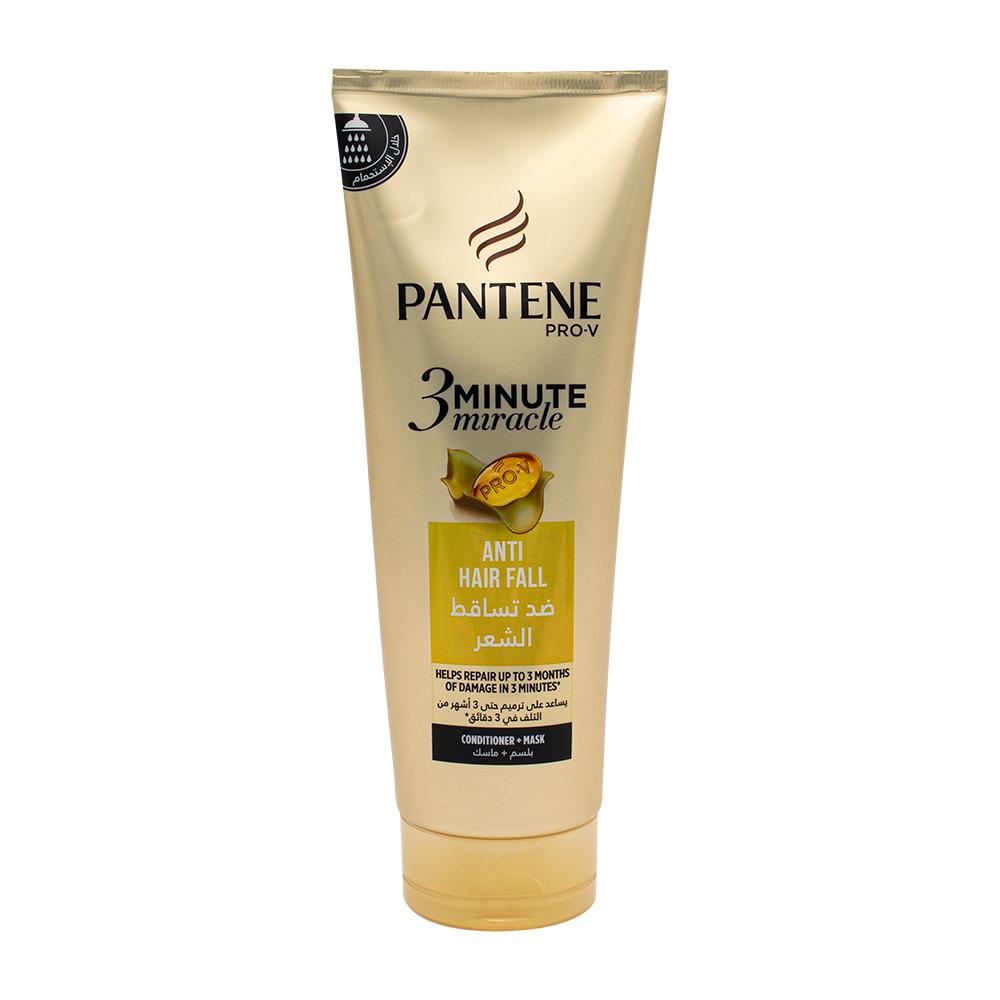 Pantene / Hair conditioner, Pro-V 3 minute miracle anti hair fall, 200 ml mielle organics rosemary mint strengthening leave in conditioner supports hair strength smooth conditioner for dry and crinkled hair weightless hai