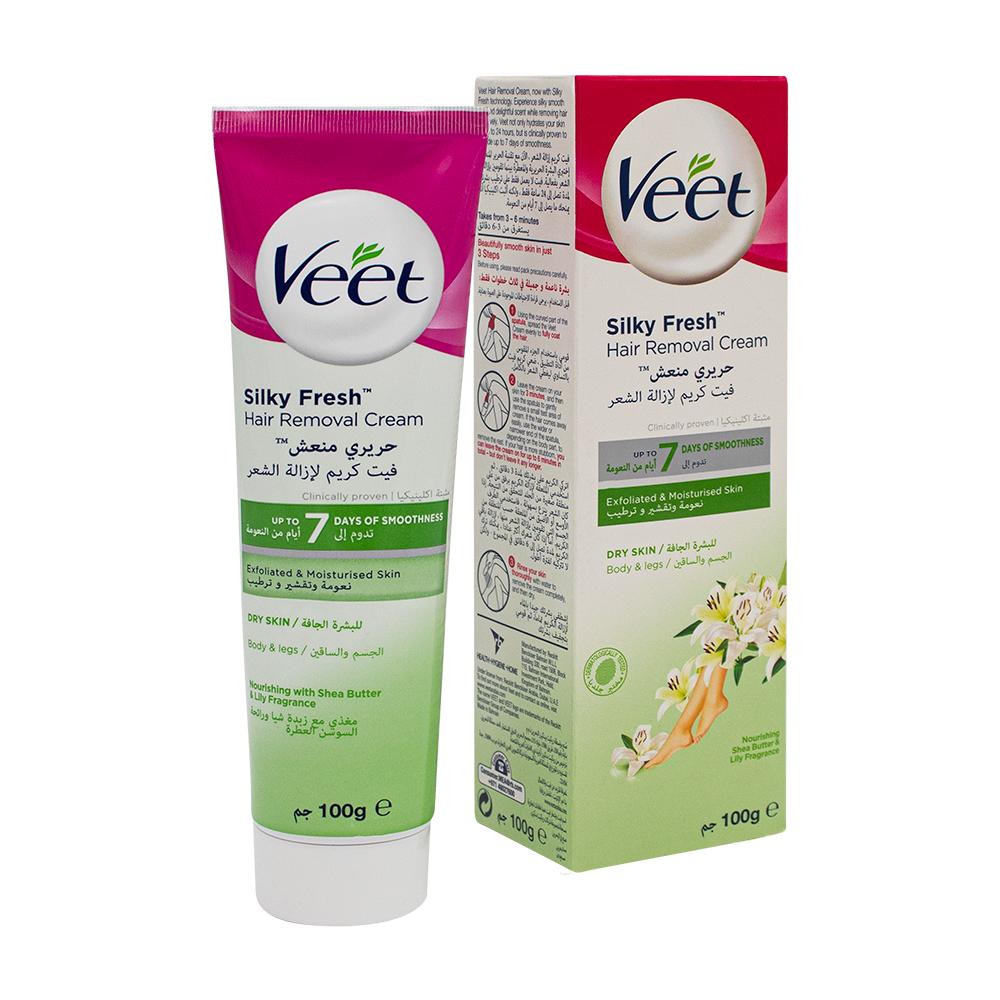 globalstar hair removal waxing paper roll 50m Veet / Hair removal cream, Silky fresh, 3.5 oz (100 g)