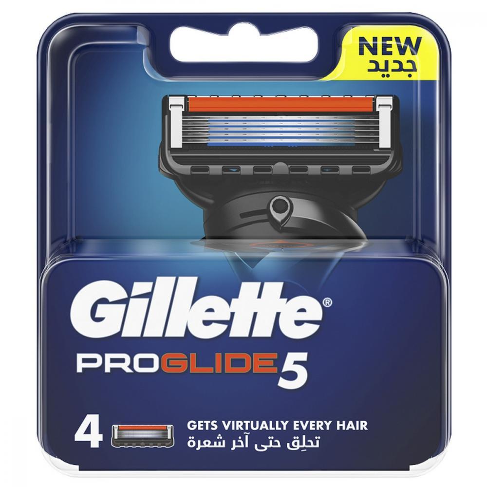 Gillette / Replacement blade cartridges, ProGlide5, 4 pcs river lake straight shaver straight razor blade folding shaving knife replacement wood handle male razor with barber shaving