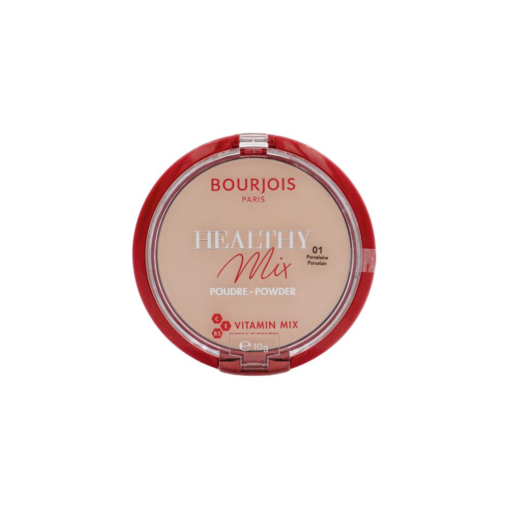 Bourjois / Healthy mix powder, no. 01 Porcelain, 0.3 oz (10 g) the head and the heart signs of light vinyl