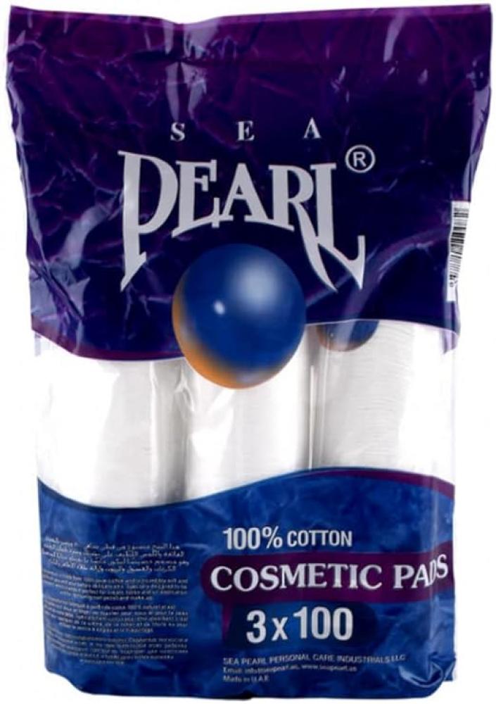 Sea Pearl / Cotton pads, Cosmetics, 3 x 100 pcs sea pearl cotton balls white 100 pcs