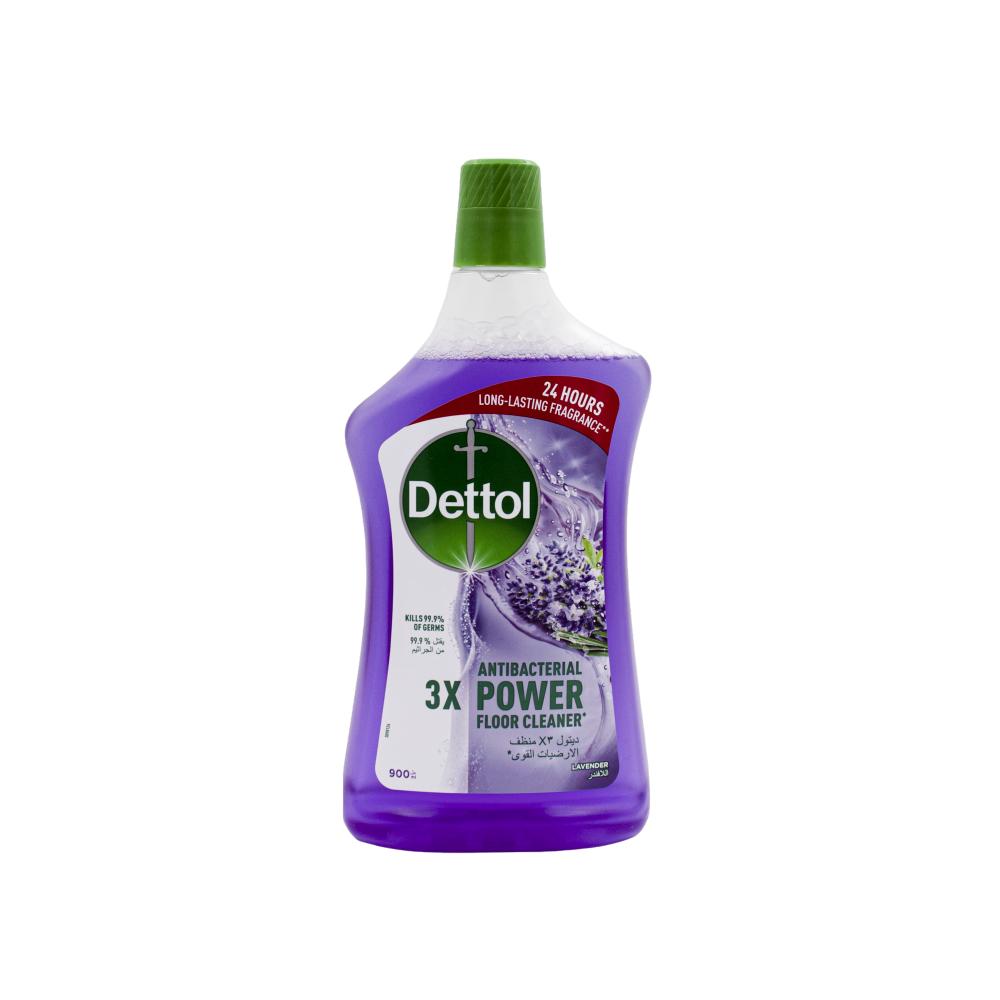 Dettol / Floor cleaner, Antibacterial power, Lavender, 900 ml dettol disinfectant spray antibacterial lavender 450 ml