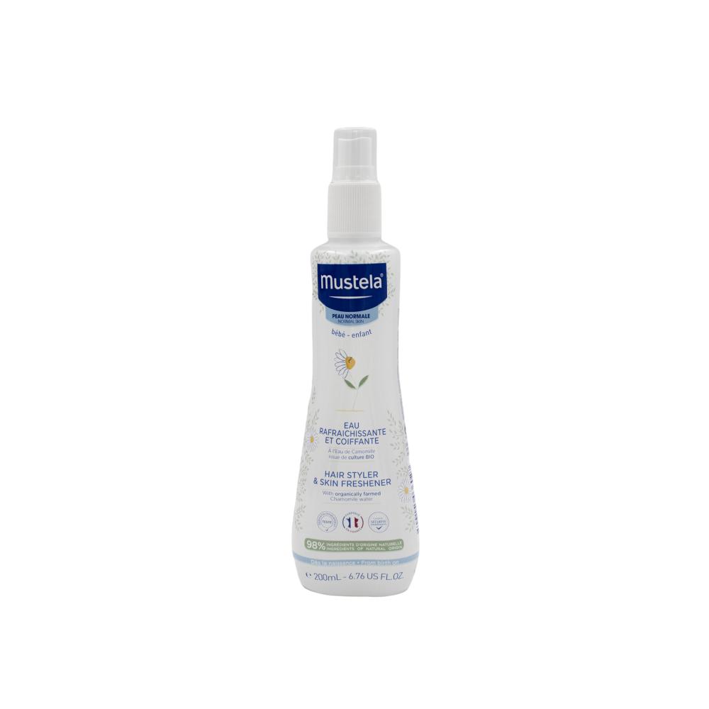 Mustela / Hair styler and skin freshener for baby, 200 ml eucerin dermatoclean hyaluron refreshing cleansing gel for normal to combination skin 200 ml