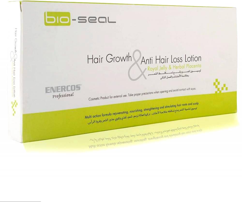 Enercos / Hair growth and anti-hair loss lotion, Bio-seal, 10 ml x 12 pcs enercos shampoo bio seal hair growth and anti hair loss 7 04 fl oz 200 ml