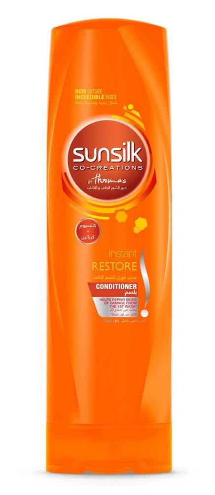 Sunsilk / Conditioner, Instant restore, 350 ml laikou hot sale morocco hair essential oils keratin growth liquid no wash products serum frizzy dry repair anti hair loss oil
