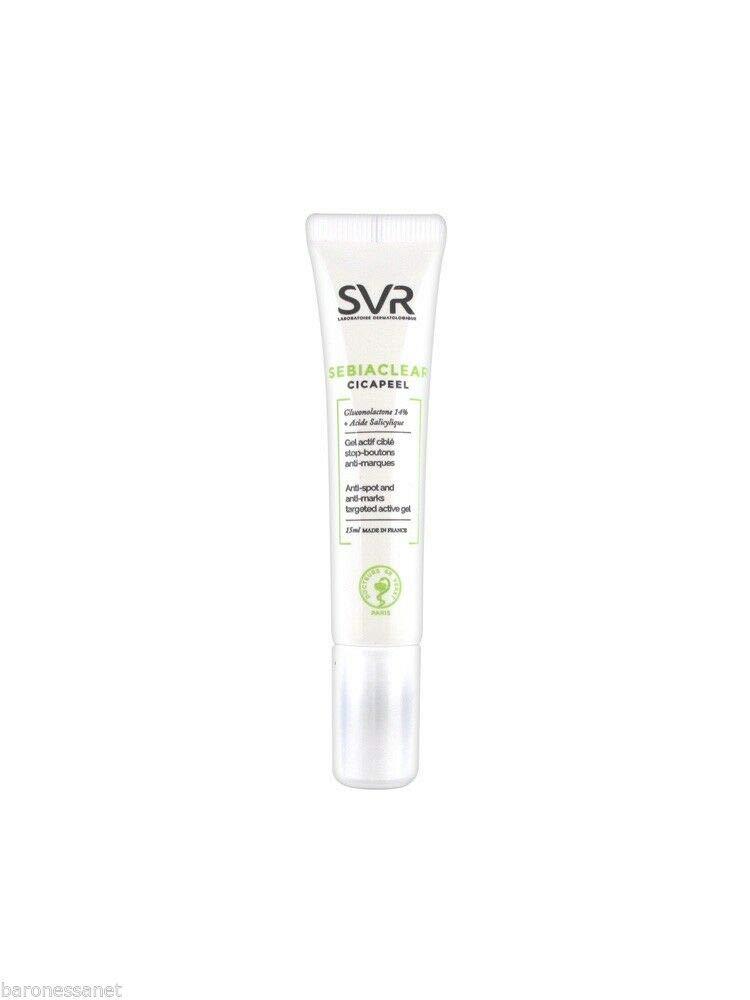 Svr / Active gel, Sebiaclear, Spot-targeting, 0.5 oz (15 ml) breylee enhanced acne treatment gel salicylic acid remove pimple repair anti inflammation face shrink pores redness skin care