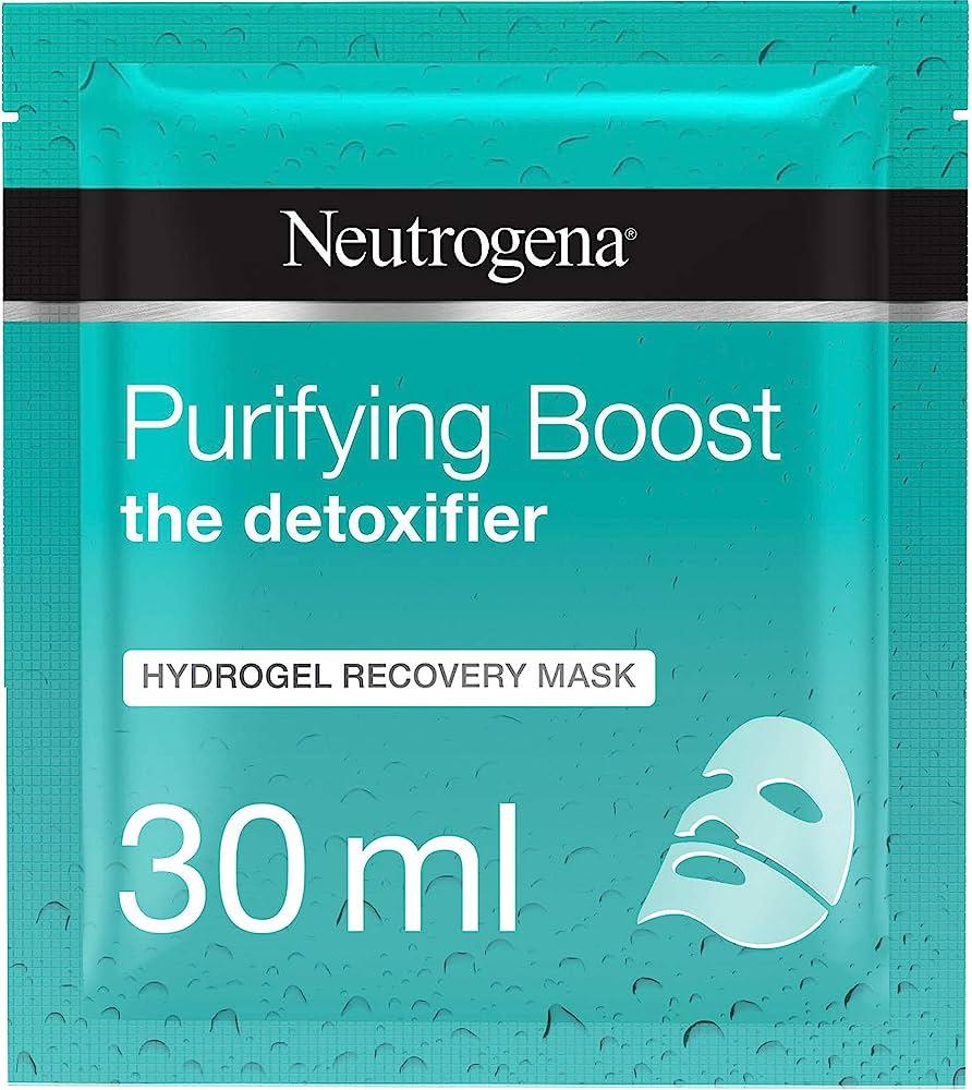 Neutrogena / Hydrogel recovery mask, Purifying boost, The detoxifier, 1 fl oz (30 ml) neutrogena facial creams and moisturizers hydrogel mask cellular boost adenosine 30 ml