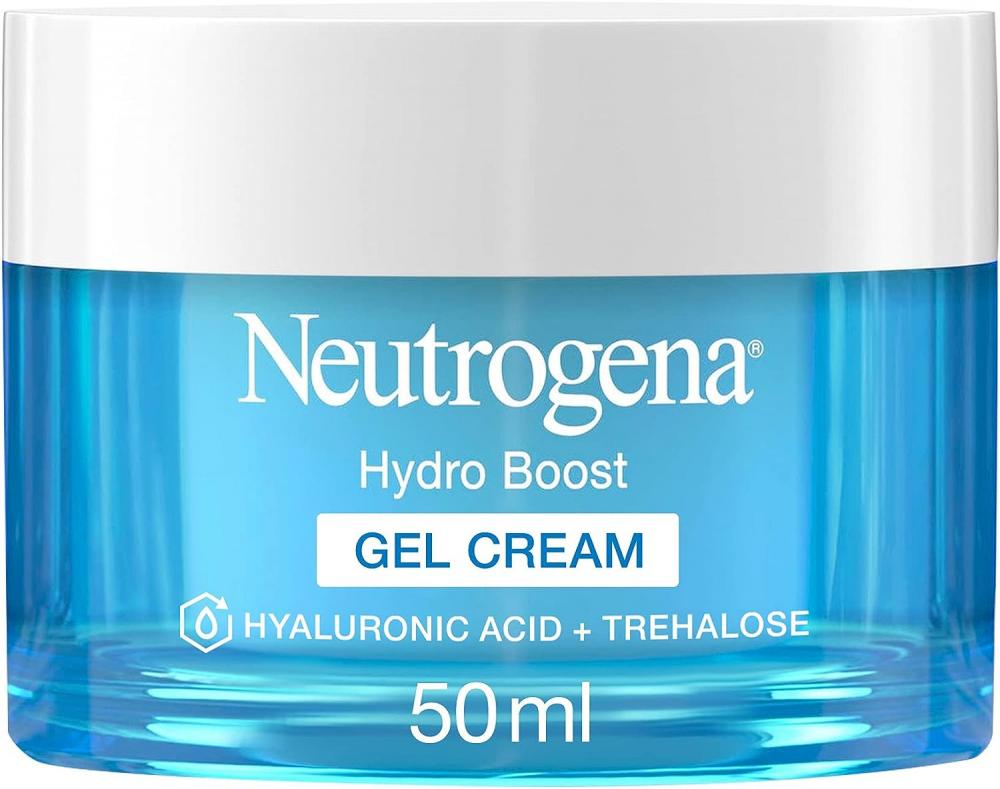 Neutrogena / Gel cream, Hydro boost, Dry skin, Hyaluronic acid, 1.7 fl. oz (50 ml) цена и фото