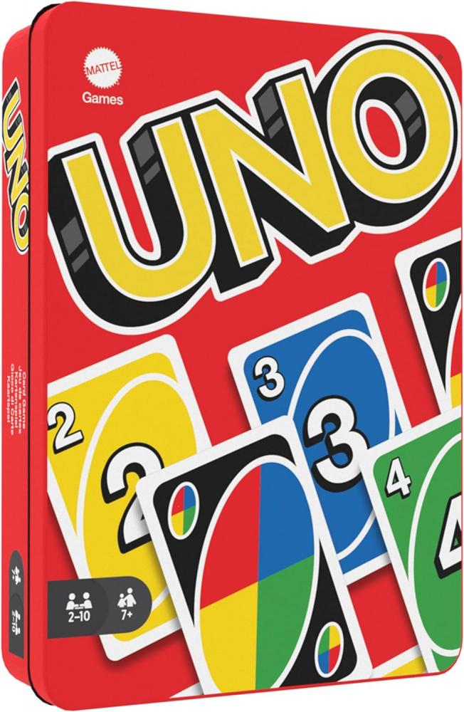 UNO / Cards, Uno game, Tin box loon al rabea kids tcg deck box gold foil card assorted 11 gx rare cards 13 v series cards 16 vmax rares 2 ex card 6 common card and 7 tag cards