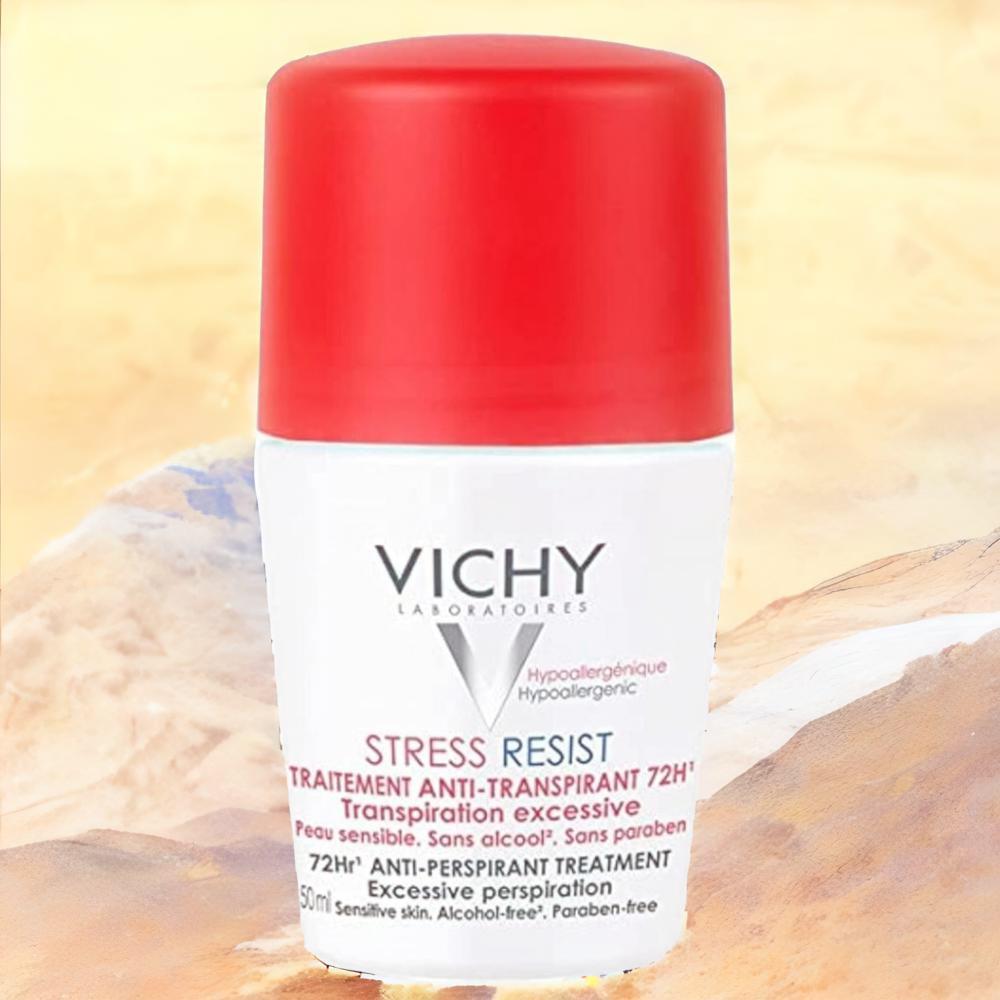 цена Vichy, Antiperspirant, Stress resist, 72 hour, Roll on, 1.7 fl.oz (50 ml)