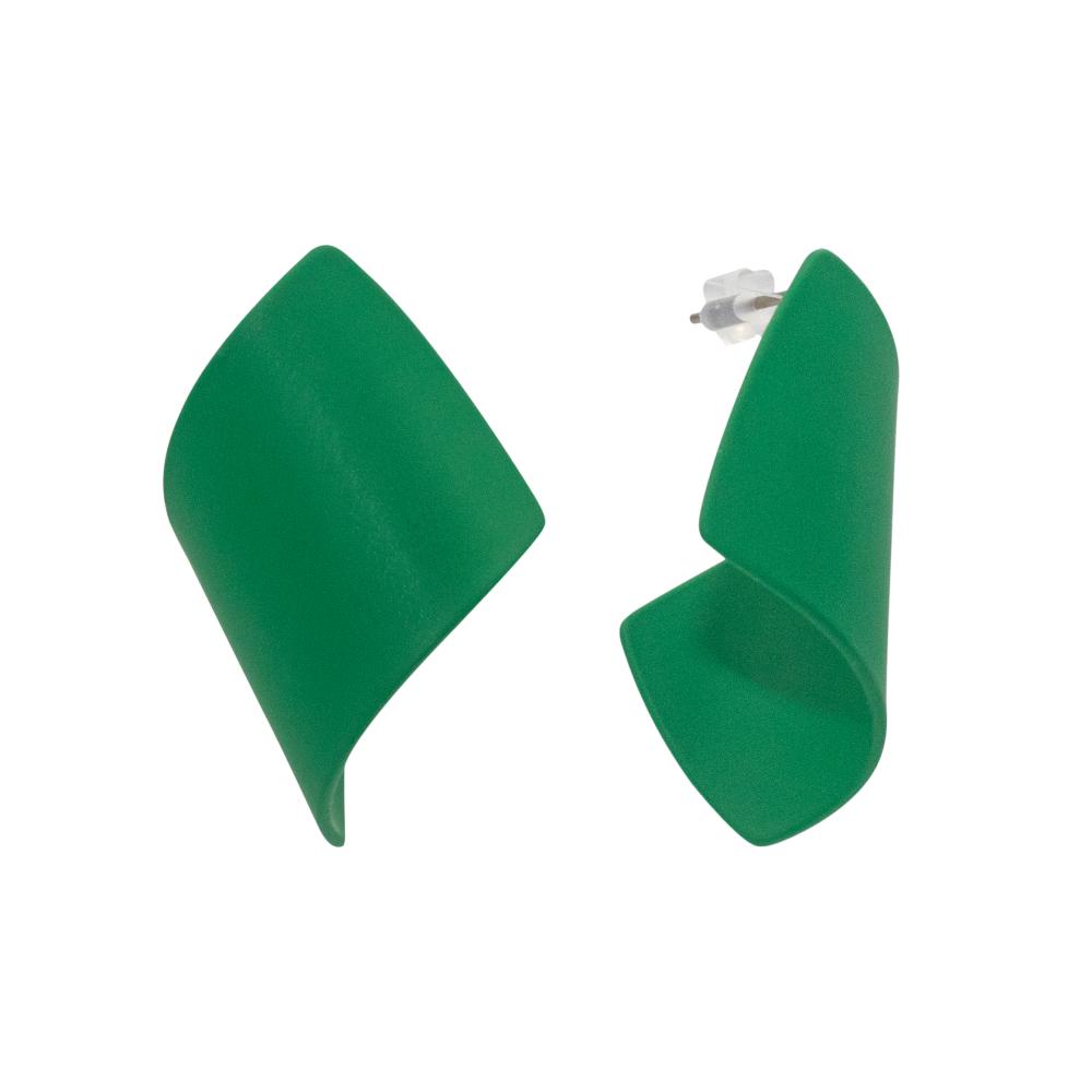 ACCENT Enamel earrings in geometric shape accent geometric earrings with enamel coating