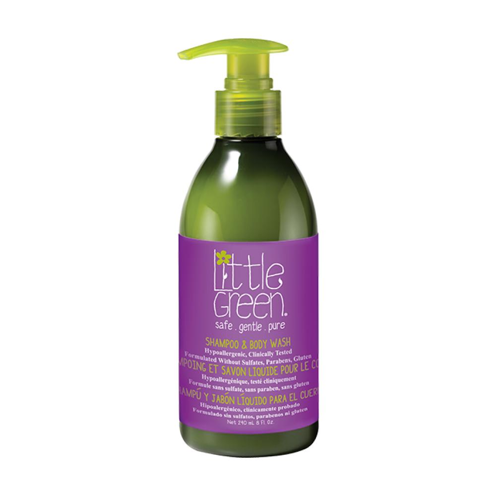 Little Green-kids Shampoo Body Wash 8 Oz, 240 ml little green lice guard detangler 8 oz 240 ml