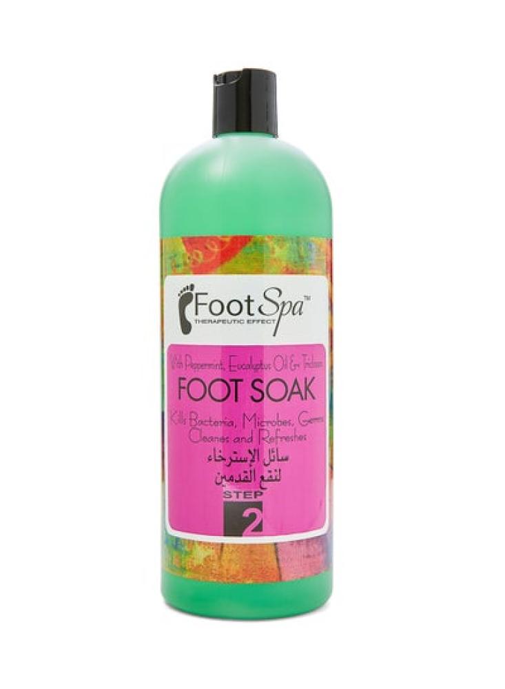 foot spa rock salt bath peppermint eucalyptus oil 42 oz Foot Spa Foot Soak - Peppermint Eucalyptus Oil, 32 Oz, 946 Ml