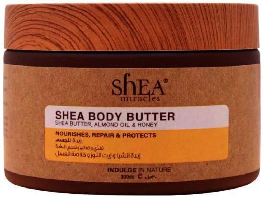 Shea Body Butter Almond Oil and honey, 300ml цена и фото