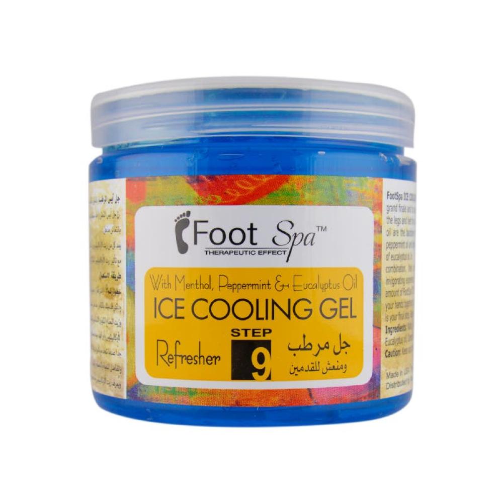 цена Foot Spa Ice Cooling Gel- Menthol, Peppermint and Eucalyptus Oil, 16 Oz, 473 Ml