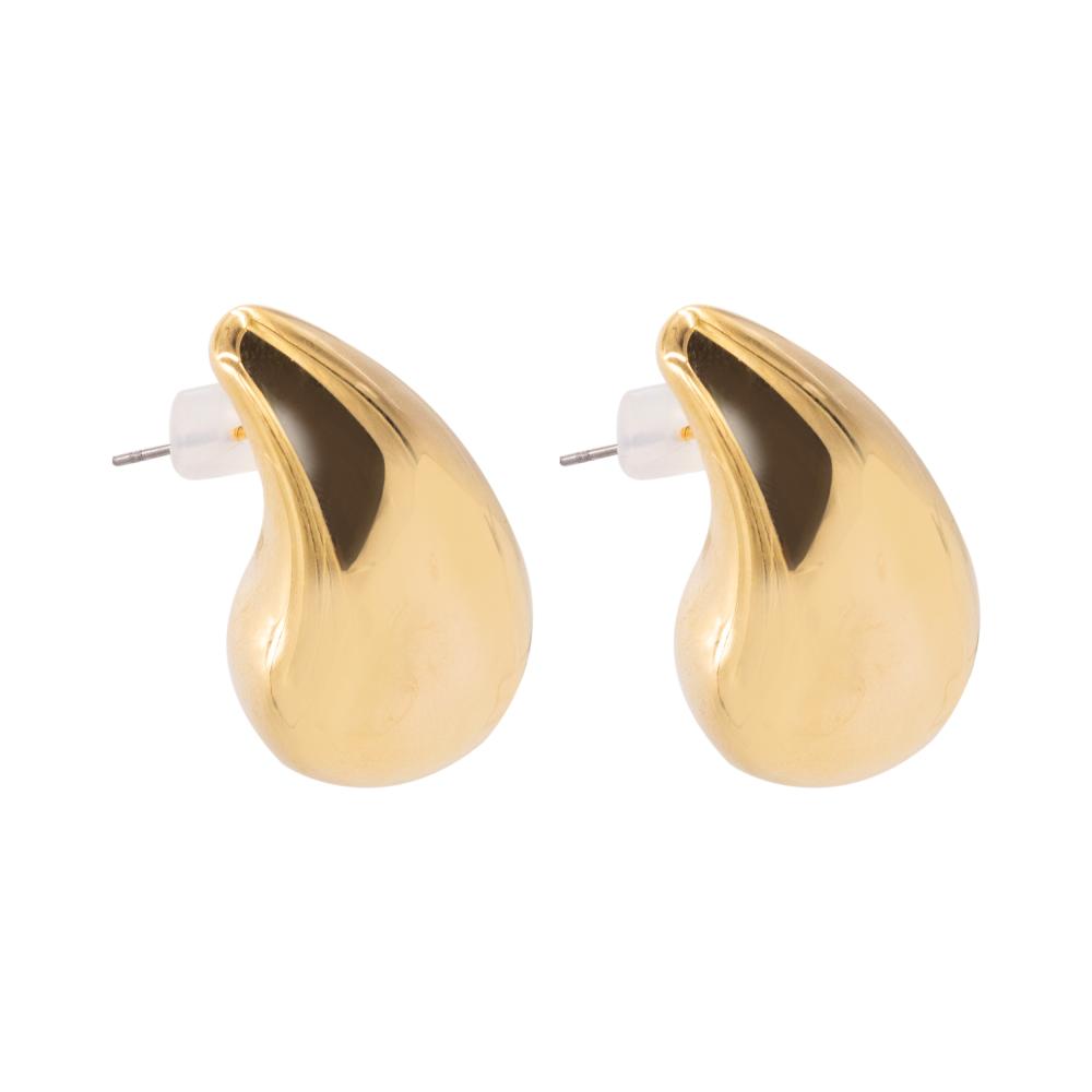 ACCENT Drop earrings in gold accent earrings loops in gold
