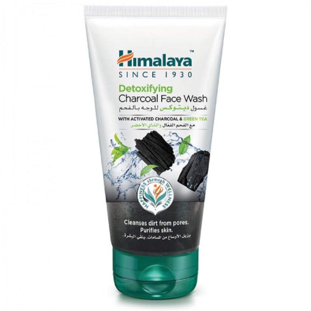 Himalaya Since 1930, Face wash, Detoxifying, With activated charcoal and green tea, 5.07 fl. oz. (150 ml) face wash powder with papaya enzymes 100 ml