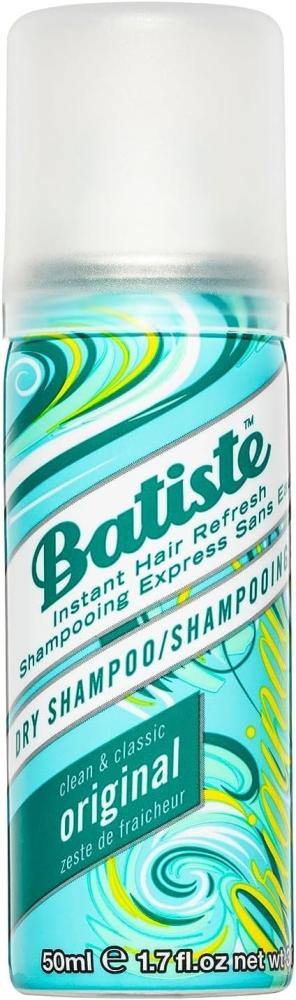 Batiste, Dry shampoo, Instant hair refresh, Original, 1.7 fl. oz. (50 ml) l oreal paris shampoo elvive extraordinary oil nourishing for dry to very dry hair 400 ml
