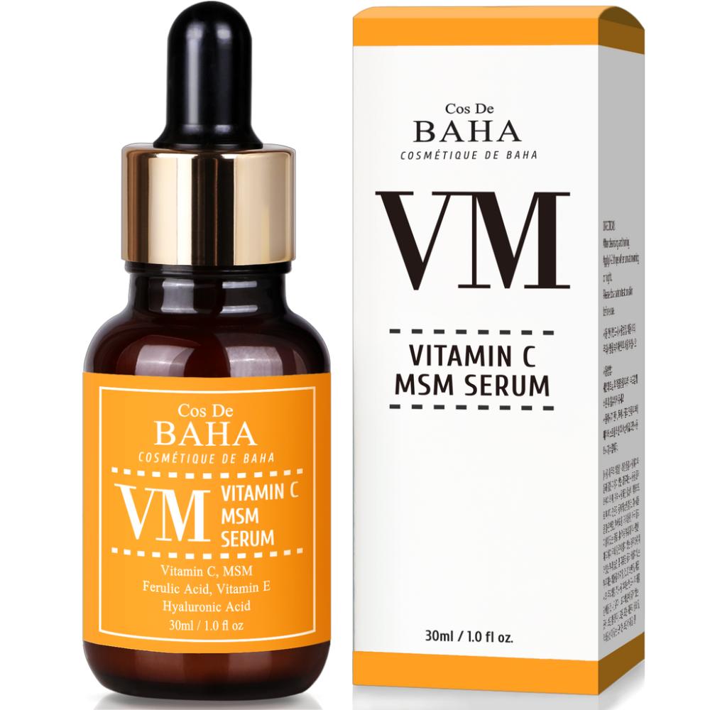 Cos de baha Vitamin C with Msm Serum - 1oz (30ml) clarins essential care to target fine lines