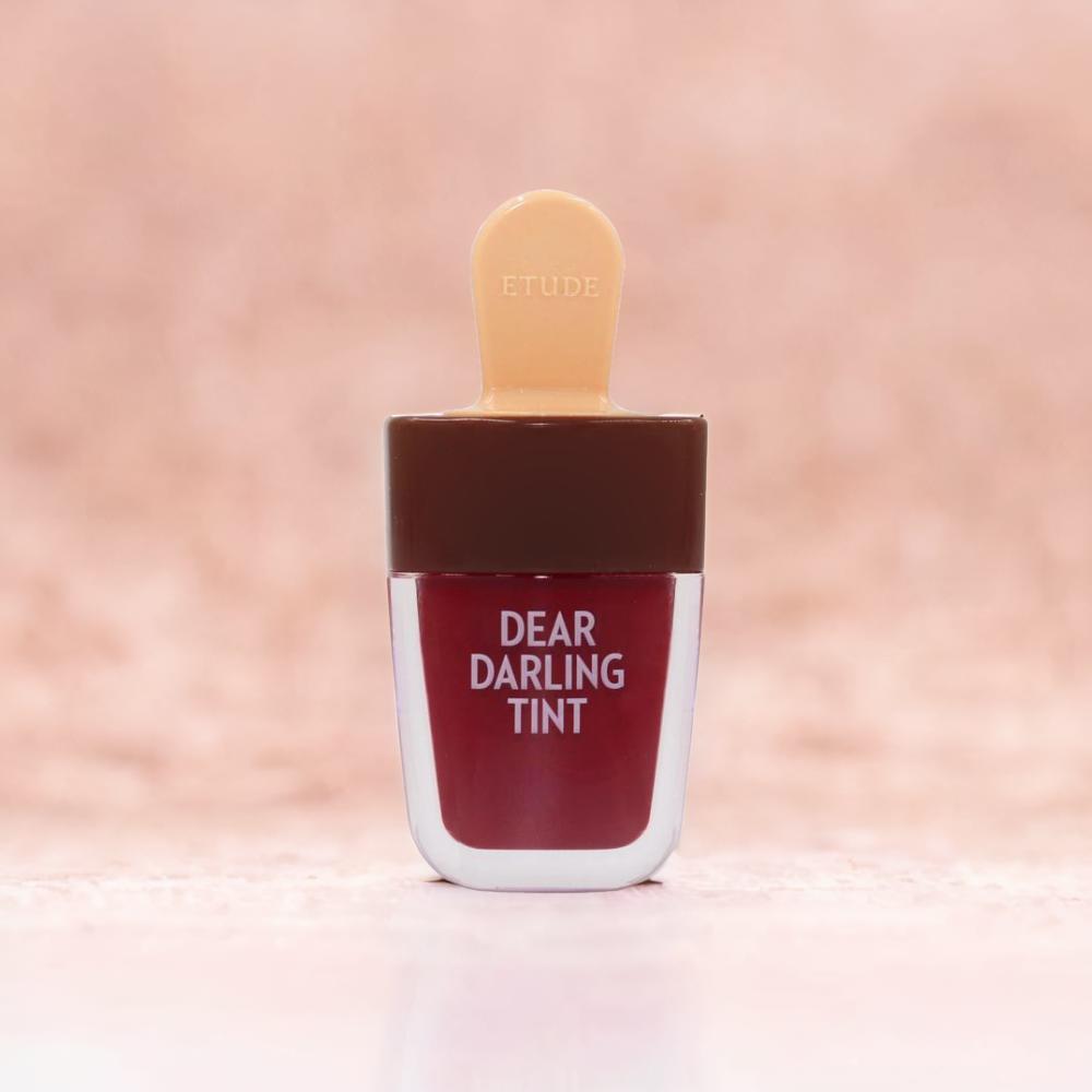 цена Etude House / Lip tint, Dear darling, Water gel, RD308 Honey red, 0.15 oz (4.5 g)