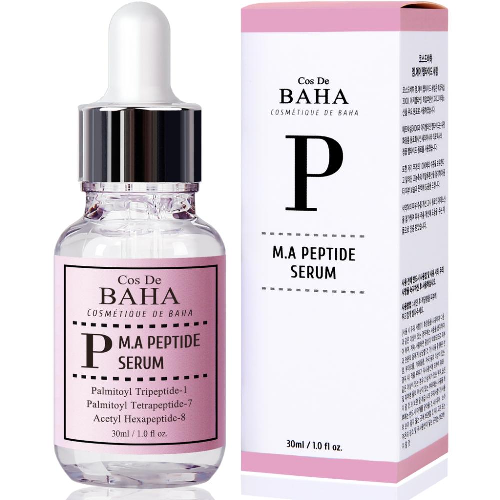 Cos de baha Peptide Serum with Matrixyl 3000 and Argireline- 1oz (30ml) bouticle hyaluronic peptide therapy revival hydra and repair intensive mask