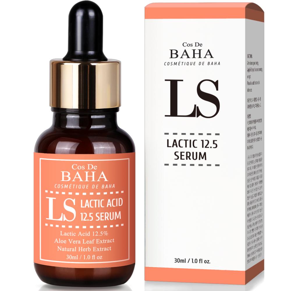 Cos de baha Lactic Acid 12.5% Face Peel Serum - 1oz (30ml) link to pay shipping fee or other extra fee making up product cost we refund you before but you get the product finally