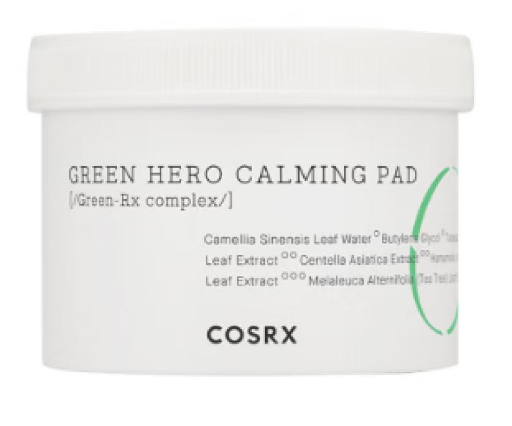 COSRX One Step Green Hero Calming Pad cosrx one step оригинальные прозрачные пэды 70 пэдов