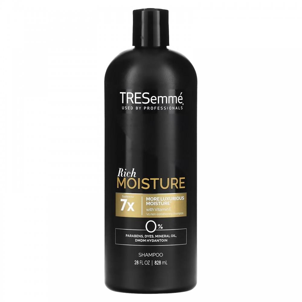 TRESemme, Shampoo, Moisture rich, Luxurious moisture, With vitamin E, For dry or damaged hair, 28 fl. oz. (828 ml) colorproof superrich moisture shampoo 250ml